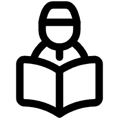 Avatar Muslim Reading Quraan 4 Icon from Ultimate Regular Set