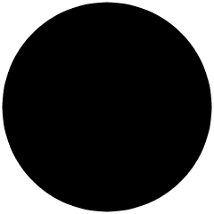 Circle Icon from Plump Solid Set