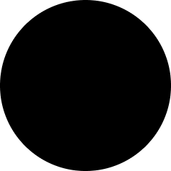Circle Icon from Sharp Solid Set