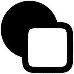 Circle And Square Shape Icon from Plump Remix Set