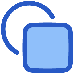 Circle And Square Shape Icon from Plump Duo Set