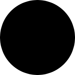 Circle Shape Icon from Micro Solid Set