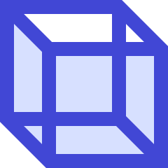 Cube Shape 2 Icon from Sharp Duo Set