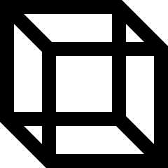 Cube Shape 2 Icon from Sharp Line Set