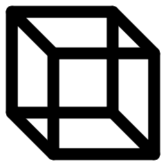 Cube Shape 2 Icon from Core Line Set