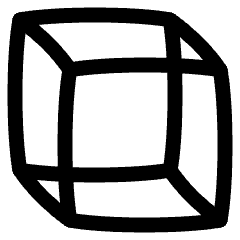 Cube Shape 2 Icon from Plump Line Set