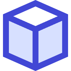 Cube Shape Icon from Sharp Duo Set