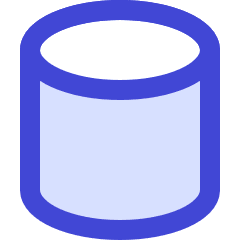 Cylinder Shape Icon from Sharp Duo Set
