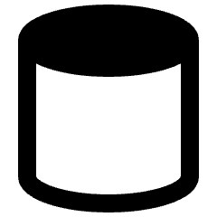 Cylinder Shape Icon from Plump Remix Set