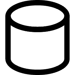 Cylinder Shape Icon from Core Line Set