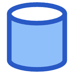 Cylinder Shape Icon from Plump Duo Set