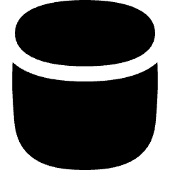 Cylinder Icon from Flex Solid Set