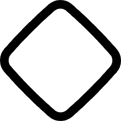 Diamond Shape Icon from Flex Line Set