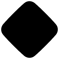 Diamond Shape Icon from Plump Solid Set