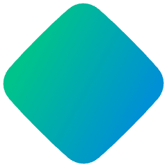 Diamond Shape Icon from Plump Gradient Set