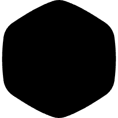 Hexagon Shape Icon from Flex Solid Set