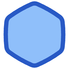 Hexagon Shape Icon from Plump Duo Set