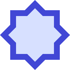 Octagram Shape Icon from Sharp Duo Set