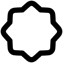 Octagram Shape Icon from Plump Remix Set