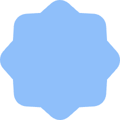 Octagram Shape Icon from Flex Flat Set