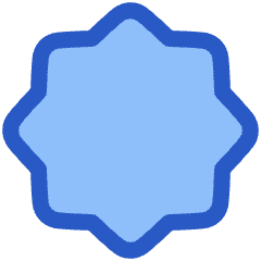 Octagram Shape Icon from Plump Duo Set