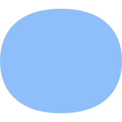 Oval Shape Icon from Flex Flat Set