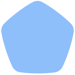 Pentagon Icon from Plump Flat Set