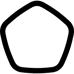 Pentagon Icon from Flex Line Set