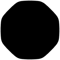 Polygon Icon from Plump Solid Set