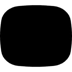 Rectangle Shape Icon from Flex Solid Set