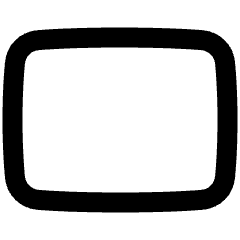 Rectangle Shape Icon from Plump Remix Set