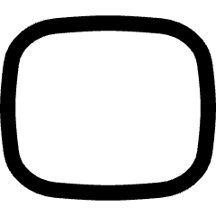 Rectangle Shape Icon from Flex Line Set