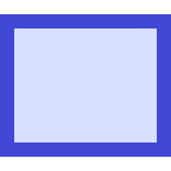 Rectangle Shape Icon from Sharp Duo Set
