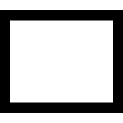 Rectangle Shape Icon from Sharp Line Set