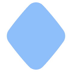 Rhombus Shape Icon from Plump Flat Set