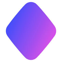 Rhombus Shape Icon from Plump Gradient Set