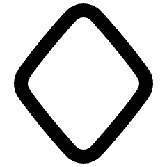 Rhombus Shape Icon from Plump Remix Set