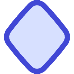 Rhombus Shape Icon from Flex Duo Set