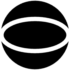 Sphere Shape Icon from Plump Solid Set