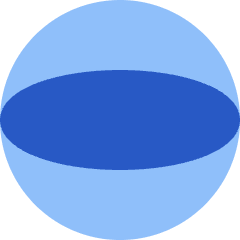 Sphere Shape Icon from Sharp Flat Set