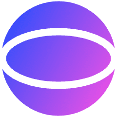 Sphere Shape Icon from Plump Gradient Set
