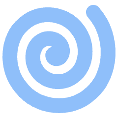 Spiral Shape Icon from Plump Flat Set