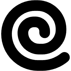 Spiral Shape Icon from Micro Solid Set