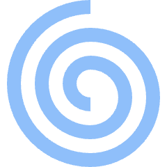 Spiral Shape Icon from Sharp Flat Set
