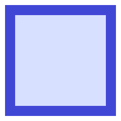 Square Icon from Sharp Duo Set