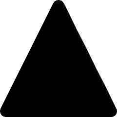 Triangle Shape Icon from Micro Solid Set