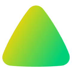 Triangle Icon from Plump Gradient Set