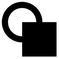 Circle And Square Shape Icon from Sharp Remix Set