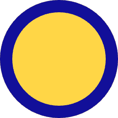 Circle Icon from Sharp Pop Set