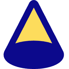 Cone Shape Icon from Core Pop Set